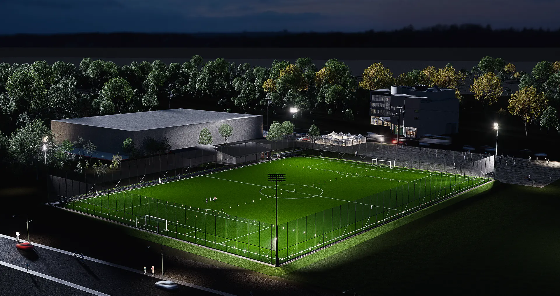 BIRDS EYE VIEW - WITH FRISBEE 1